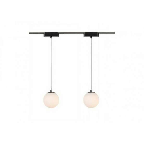 RABALUX LiTrack Pendant01W, šinska visilica kugla LED 5W, 400lm, 3000K, v120cm, p10cm, DC 24V