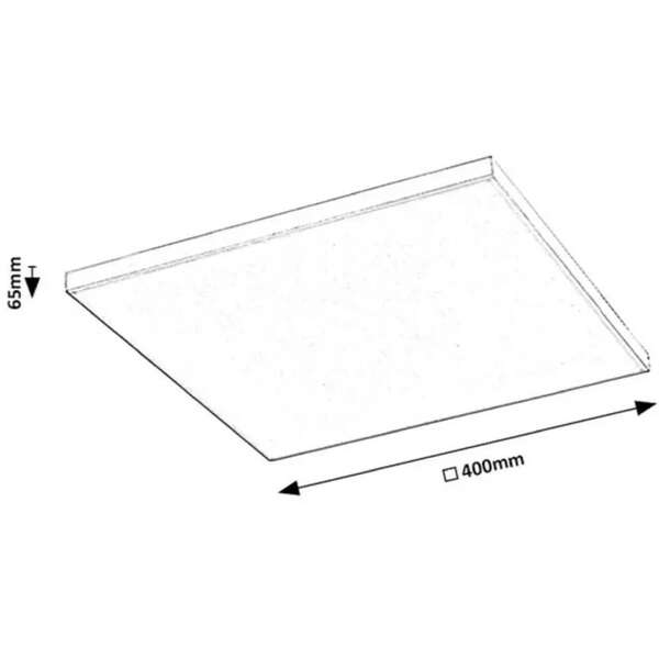 RABALUX Faramir nadgradna plafonjera RGB 24W, 2400lm, D40cm 3000K-6500K 20IP
