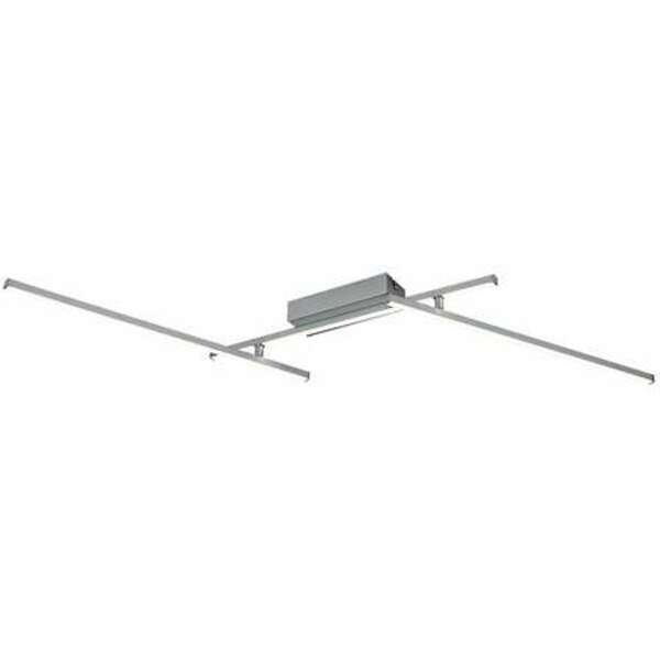 RABALUX Negan, LED plafonjera, srebrna 24W 1550lm-2850lm, 4000K