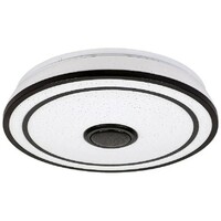 RABALUX Nikolaus, plafonska lampa, crna 24W, 1600lm-2400lm, 3000-6500K IP20