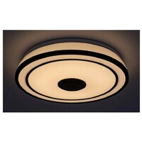RABALUX Nikolaus, plafonska lampa, crna 24W, 1600lm-2400lm, 3000-6500K IP20