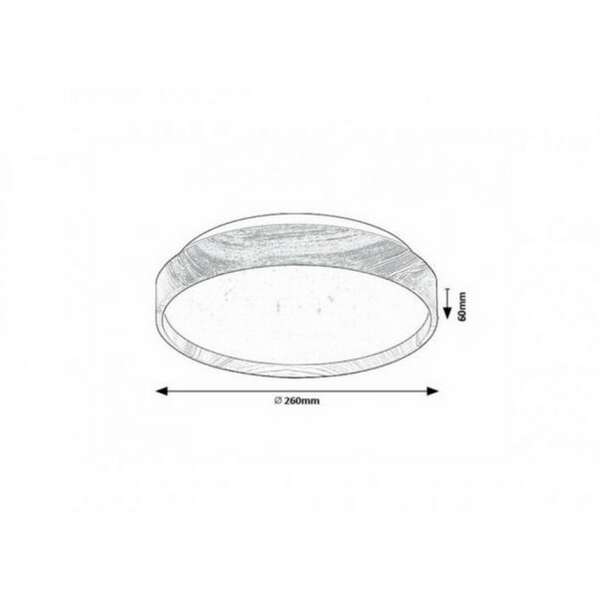 RABALUX Leana2 plafonjera LED12W D26cm
