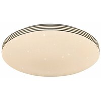 RABALUX Oscar2, LED 18W, 1350lm, 4000K, 33x33cm, zvezdasta, srebrni prsten