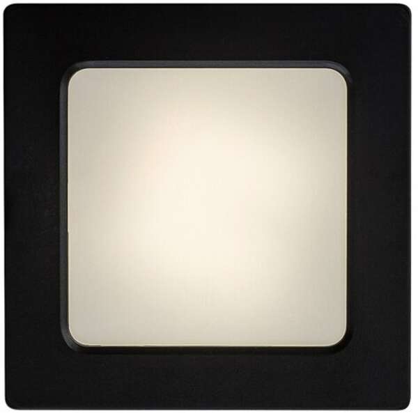 RABALUX Shaun2 plafonjera 7W 4000K crna cetvrtasta