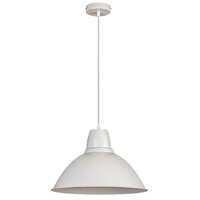 RABALUX Wilbour, metalna bela visilica, E27 1x60W IP20