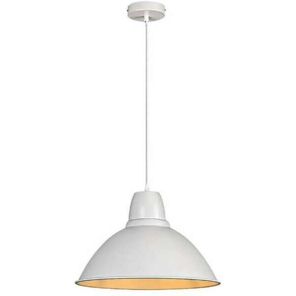 RABALUX Wilbour, metalna bela visilica, E27 1x60W IP20