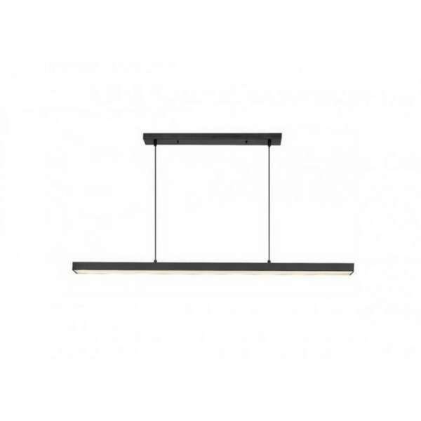 RABALUX Tariq, LED visilica mat crna aluminium, 30W, 1650lm, 4000K, š120cm, v130cm