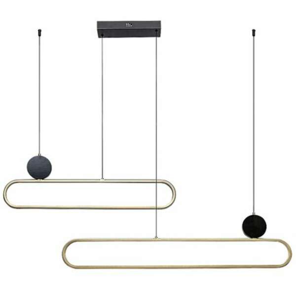 RABALUX Circado visilica LED48W crna/gold