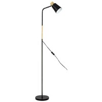 RABALUX Azim, crna metalna podna lampa, E27 1x40W, L40cm