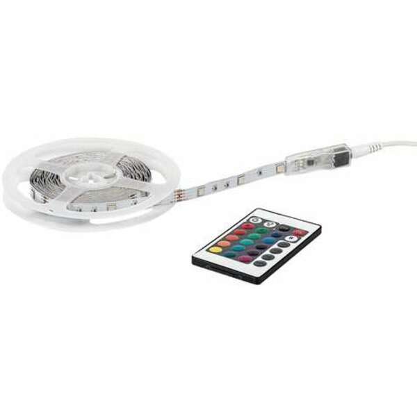 RABALUX LED traka RGB (samo RGB boje) 19W, daljinski, dimabilna, dužina 500cm, 30 LED/m, cut 10cm, IP20 zaštita