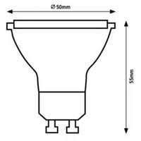 RABALUX LED sijalica GU10, 4W, 300lm, 4000K