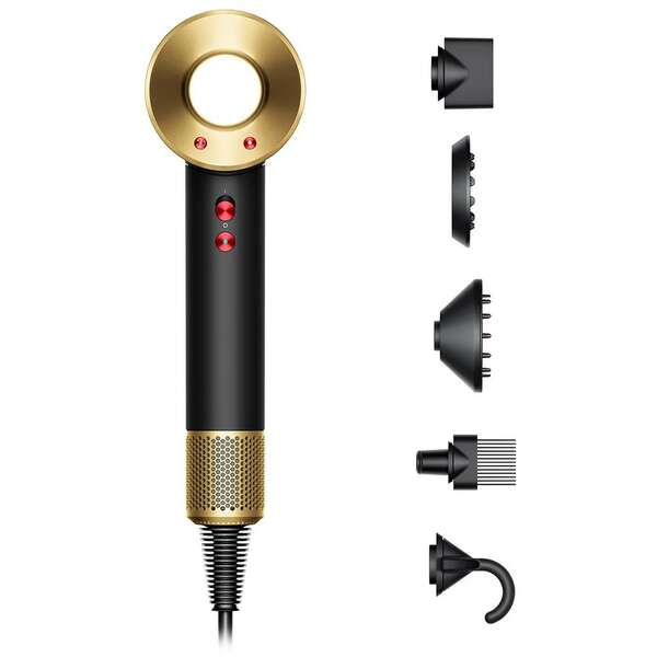 DYSON HD07 SUPERSONIC Fen ONYX/ GOLD 534017