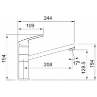 FRANKE-D PIO hrom 115.0323.157