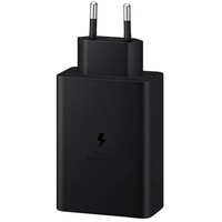 SAMSUNG 65W Power Adapter 2x Type-C + USB-A Black EP-T6530-NBE