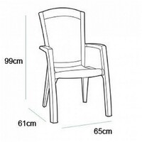 KETER Stolica Minesota grafit CU 213717