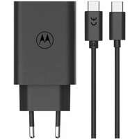 MOTOROLA 68W Turbo Power Adapter + Cable USB-C Black