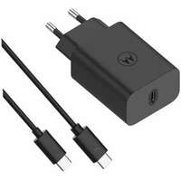 MOTOROLA 33W Turbo Power Adapter + Cable USB-A Black