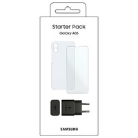SAMSUNG Galaxy A06 Starter Pack (Case,Glass and Adapter)