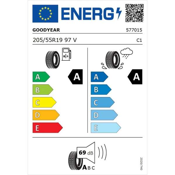 GOODYEAR 205/55R19 97V EFFIGRIP PERF 2 XL