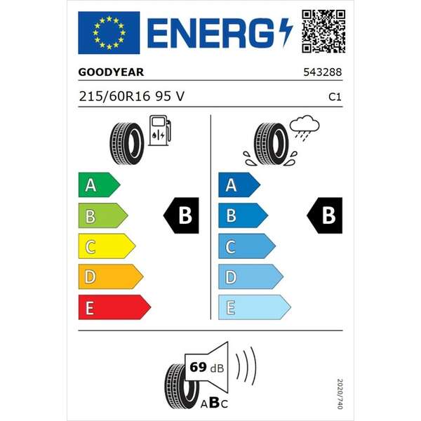 GOODYEAR 215/60R16 95V EFFIGRIP PERF