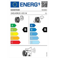 GOODYEAR 245/45R20 103W EAG F1 ASY SUV AT XL FP