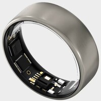 ULTRAHUMAN Ring Air - Size 13 Raw Titanium