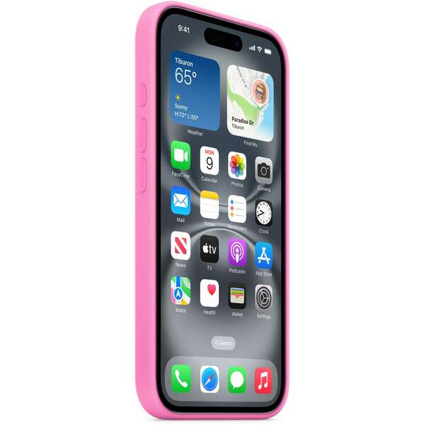 APPLE iPhone 16 Silicone Case with MagSafe - Peony mdgm4zm/a