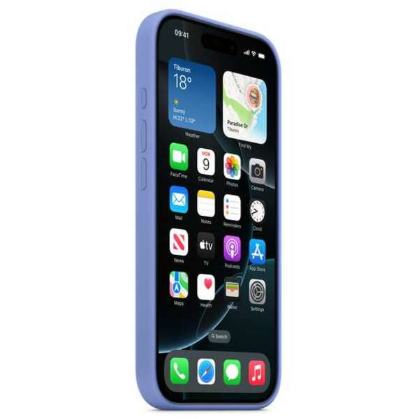 APPLE iPhone 16 Pro Silicone Case with MagSafe - Periwinkle mdg14zm/a