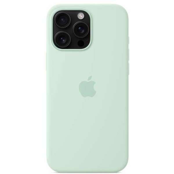 APPLE iPhone 16 Pro Max Silicone Case with MagSafe - Aquamarine mdgy4zm/a