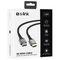 S-LINK SLX-HD4K015 19 HDMI KABL 1,5M