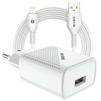 S-LINK SL-EC40L 12W punjac + lightning 5V, beli