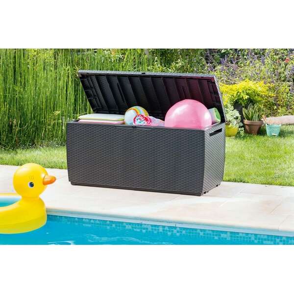 KETER Bastenska kutija za odlaganje Capri 305L grafit