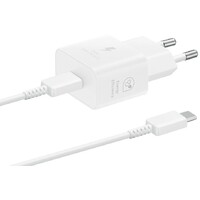 SAMSUNG 25W Power Adapter USB-C + Cable White EP-T2510-XWE