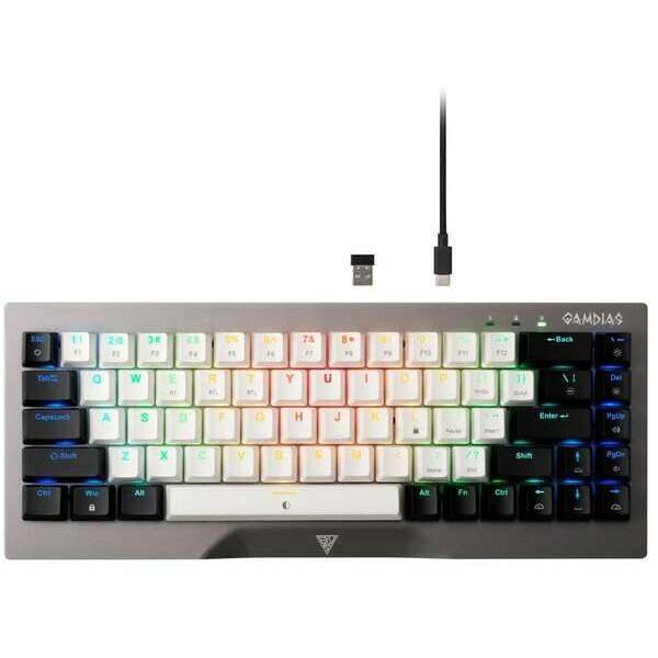 GAMDIAS Hermes M4 Hybrid Mehanicka RGB Gejmerska Tastatura