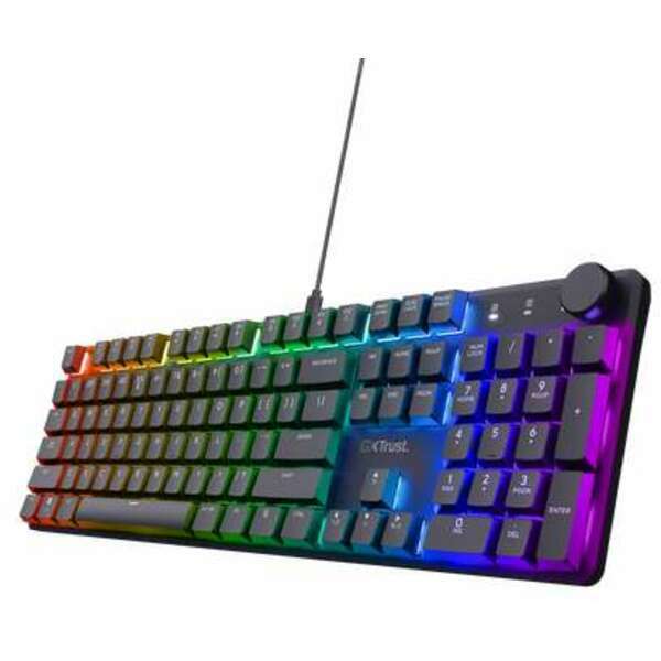 TRUST GXT866 TORIX gaming tastatura US crna