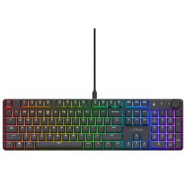 TRUST GXT866 TORIX gaming tastatura US crna