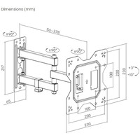 X STAND 23-43 TILT/ARM/LONG
