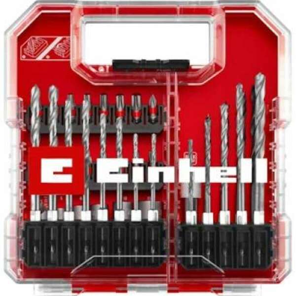 EINHELL L-Case 40 kom Set imp.bit burgija + S2-E6.3-1/4