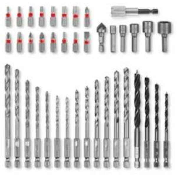 EINHELL L-Case 40 kom Set imp.bit burgija + S2-E6.3-1/4