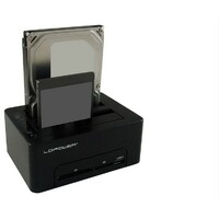LC POWER LC-DOCK-U3-CR 2xSSD/HDD, Black, Cardreader,1xUSB3.0 HUB