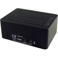 LC POWER LC-DOCK-U3-CR 2xSSD/HDD, Black, Cardreader,1xUSB3.0 HUB