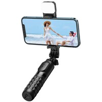 MCDODO LED Selfie Stick & Tripod Black