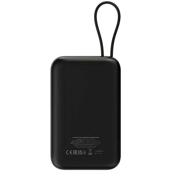CANYON Power Bank 10000mAh 22.5W Black CNS-CPB101BK