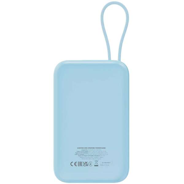 CANYON Power Bank 10000mAh 22.5W Blue CNS-CPB101BL