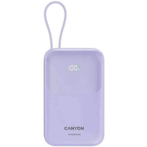 CANYON Power Bank 10000mAh 22.5W Purple CNS-CPB101PU