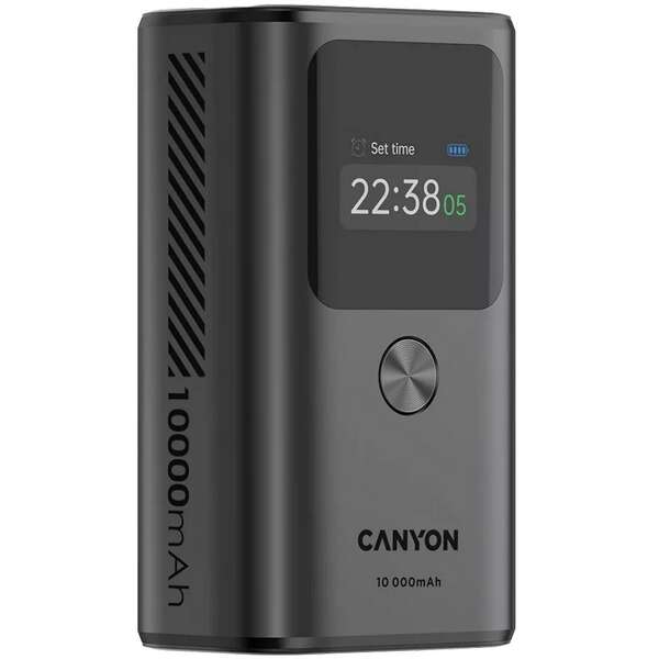 CANYON Power Bank 10000mAh 30W Dark Grey CNS-CPB130DG