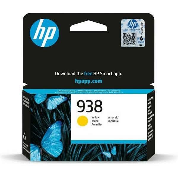 HP 938 Original Ink Cartridge Yellow (4S6X7PE)
