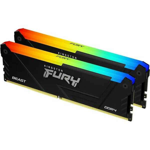 KINGSTON DDR4 32GB (2x16GB) 3200MHz FURY BEAST RGB KF432C16BB2AK2/32