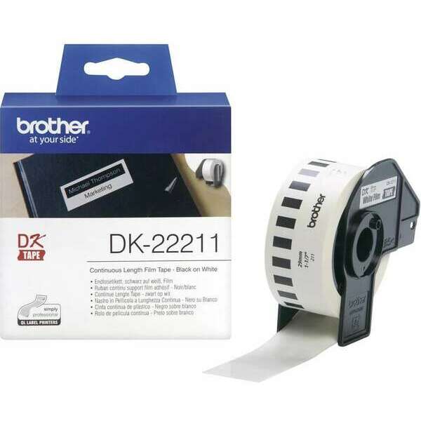 BROTHER DK22211 Bela kontin.film traka 29mm
