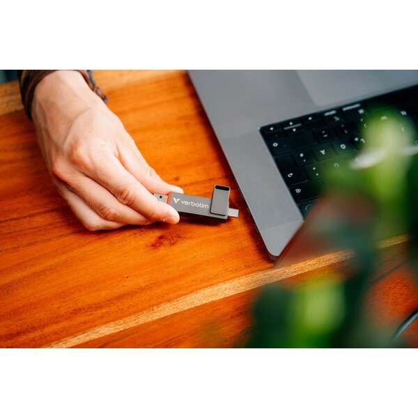 VERBATIM Dual QuickStick 256GB 32041 USB Flash Mem